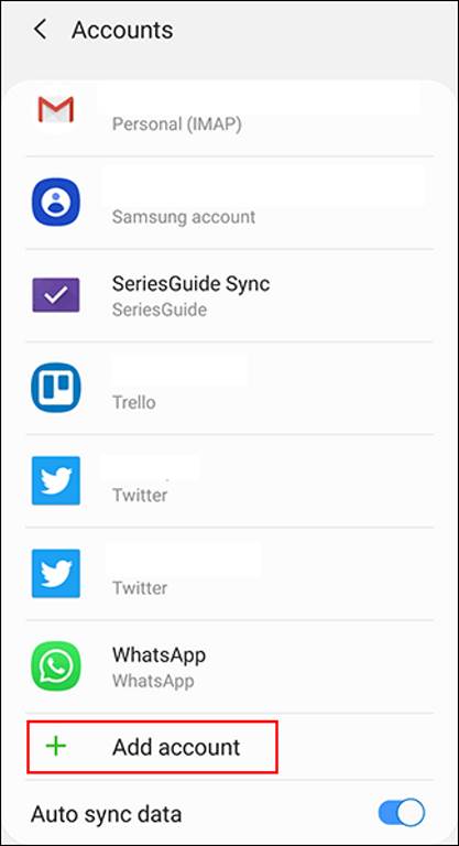 add account