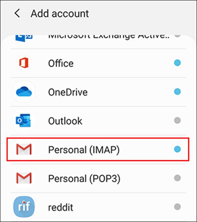 Personal IMAP